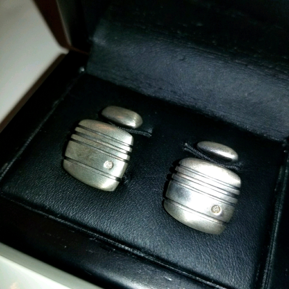 Diamond Cufflinks - image 4